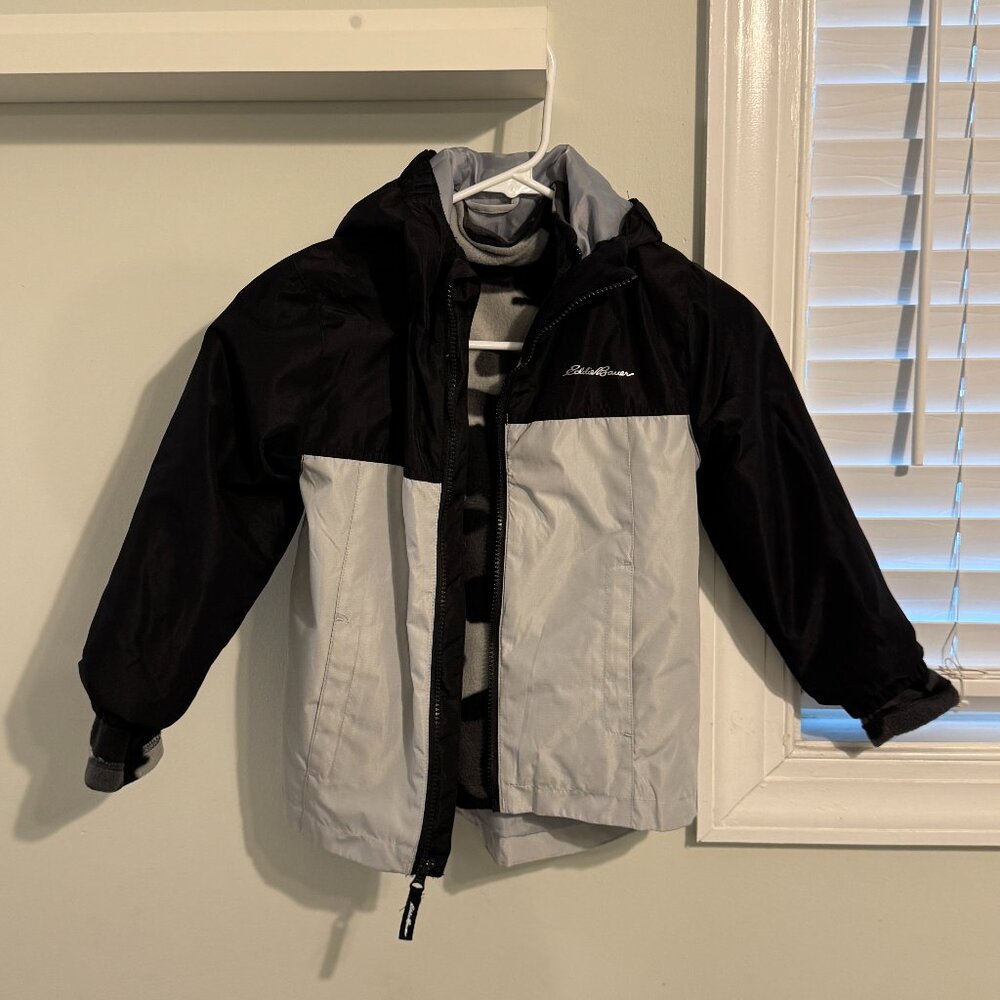 NWOT Boys Eddie Bauer Double Layered Snow Jacket